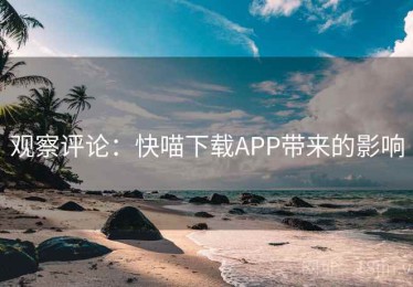 观察评论：快喵下载APP带来的影响