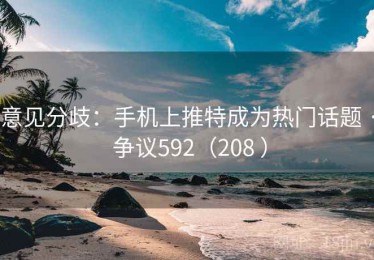 意见分歧：手机上推特成为热门话题 · 争议592（208 ）