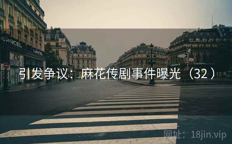 引发争议：麻花传剧事件曝光（32 ）