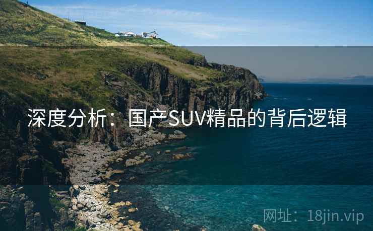 深度分析：国产SUV精品的背后逻辑