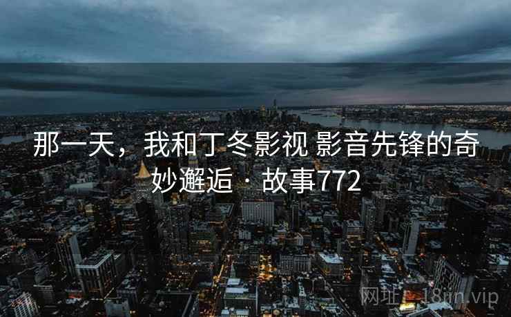 那一天，我和丁冬影视 影音先锋的奇妙邂逅 · 故事772
